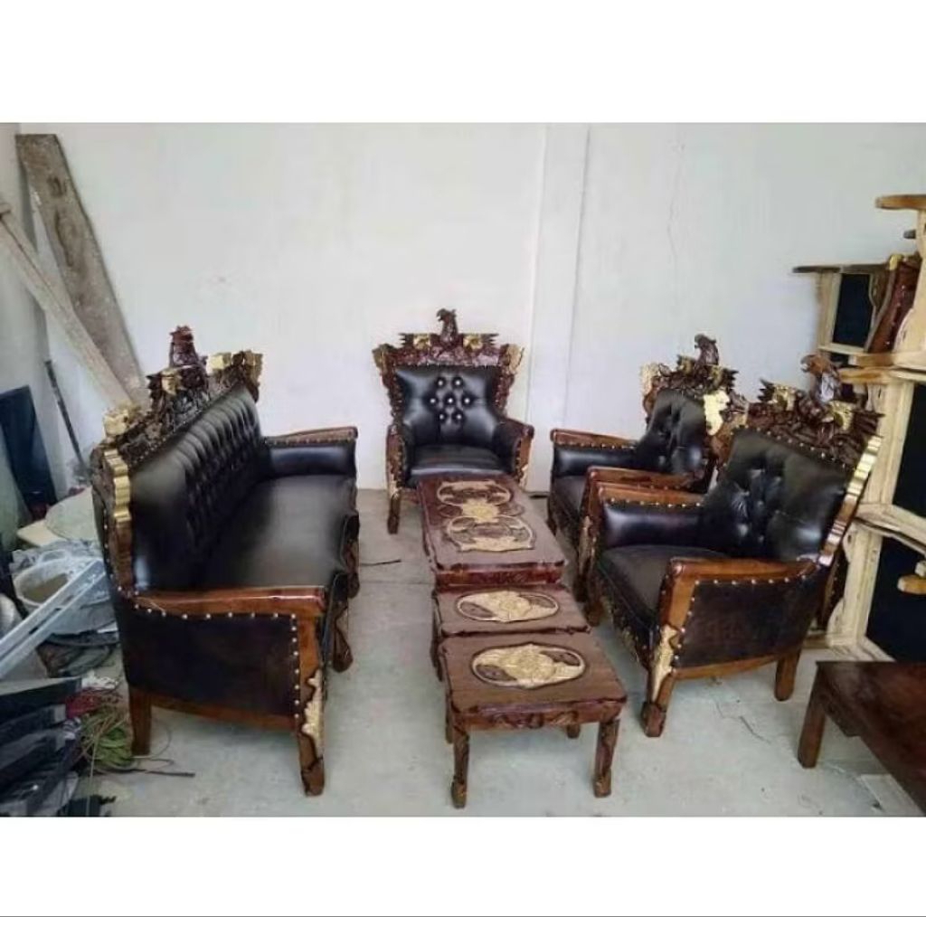 kursi sofa/kursi tamu/kursi sofa jati garuda/sofa garuda jati/kursi tamu jumbo kayu jati