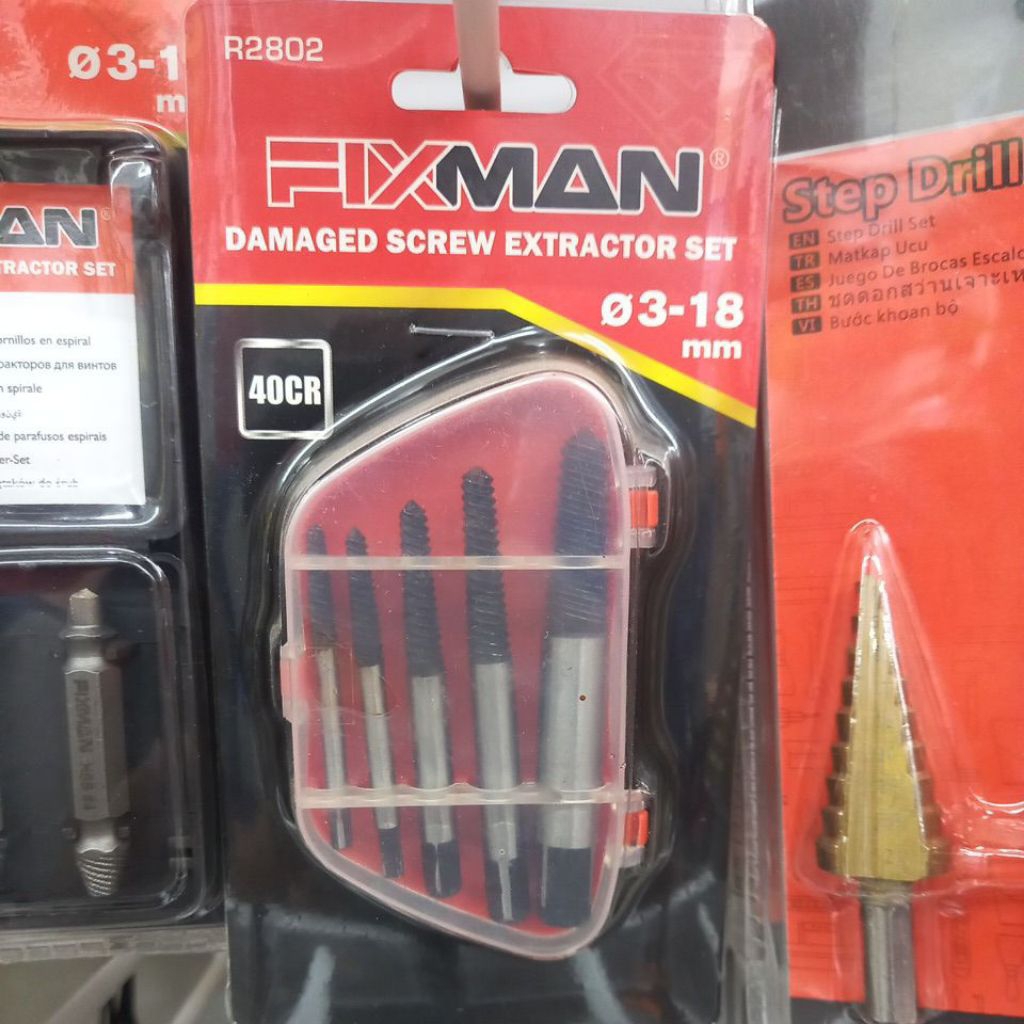 Fixman screw extractor 3-18mm