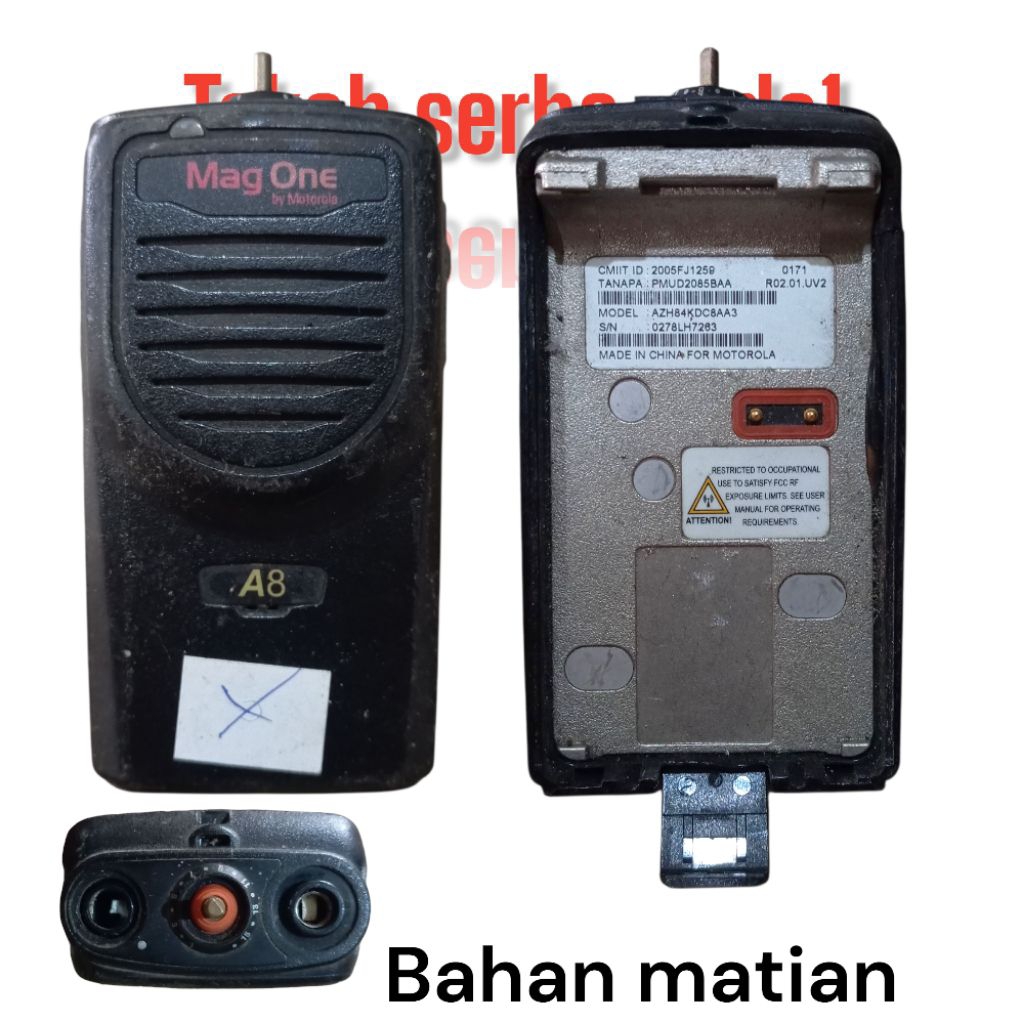 Bahan HT matian Mag One by motorola