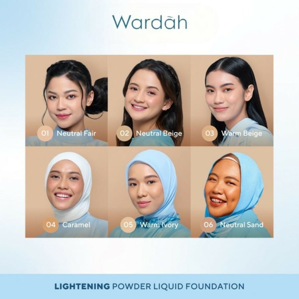 Wardah Lightening liquid foundation 2in1 spf 40PA+++