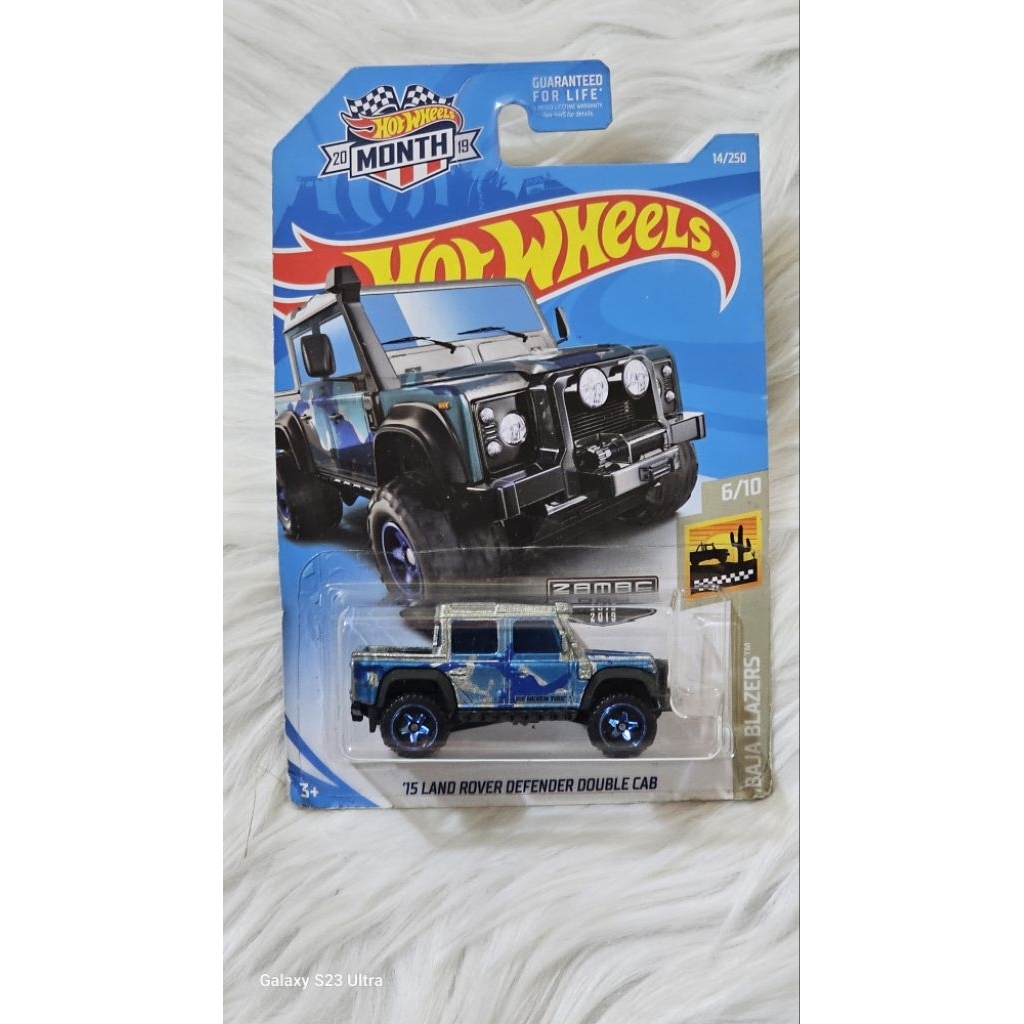 Hot Wheels LAND ROVER DEFENDER DOUBLE CAB EDISI ZAMAC 2019