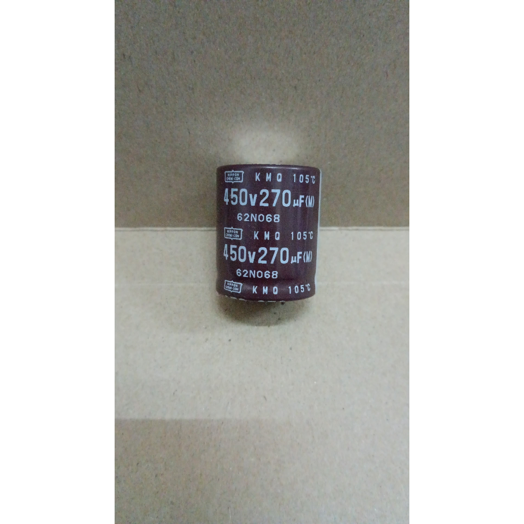 6225 kapasitor elco 270uf 270uf 450v 450v270uf 270 uf 450volt nippon