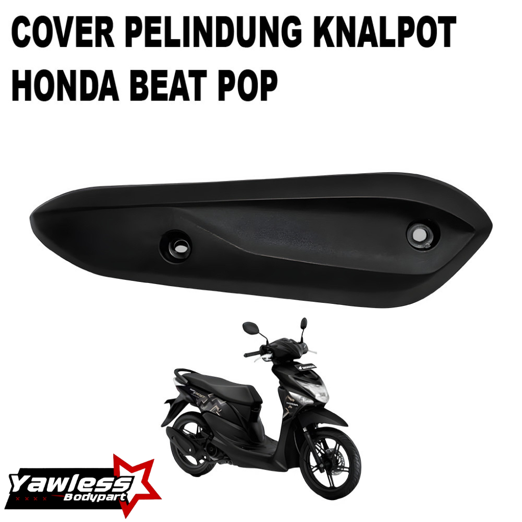Cover tameng knalpot honda beat pop tutup tameng beat pop cover knalpot beat pop