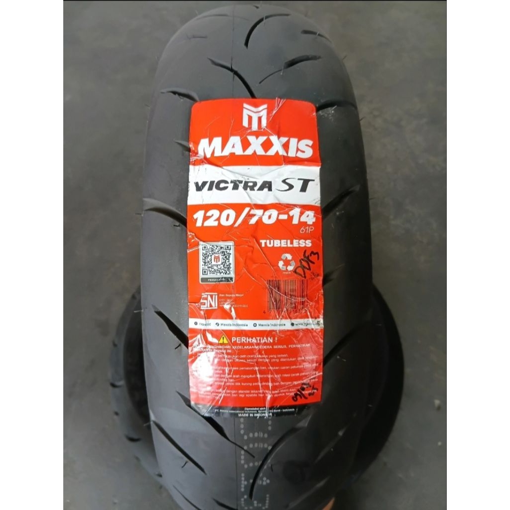 BAN MAXXIS VICTRA ST 120/70-14 TUBELESS VARIO 160  PCX 150 AEROX