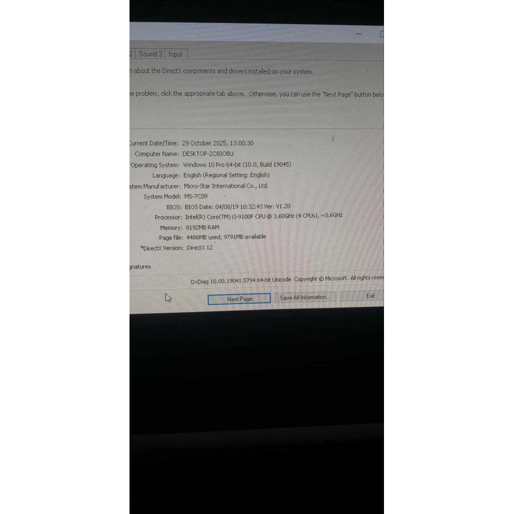 paketan mobo intel i3 9100f