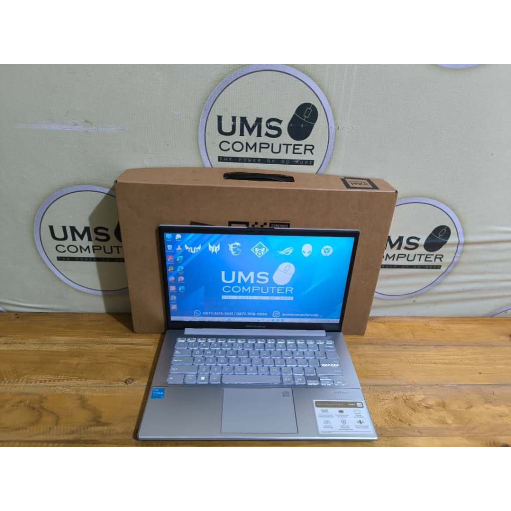 ASUS E1404G Silver Core i3-N305 Ram 8GB SSD 512GB Bergaransi