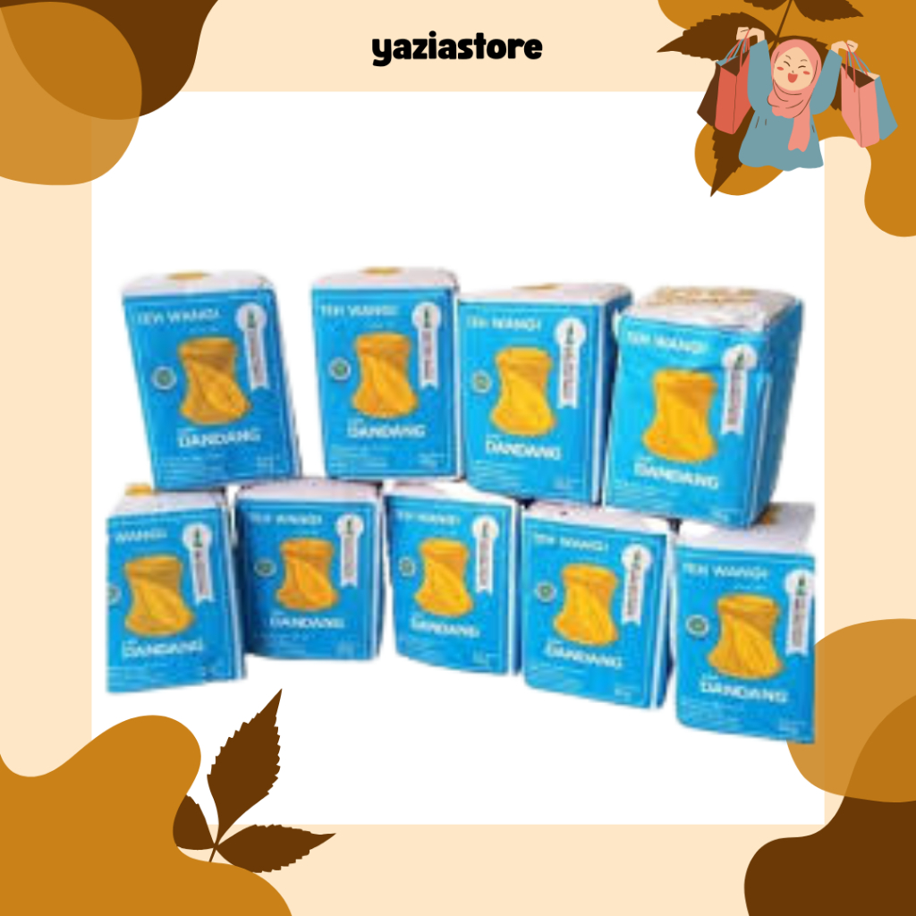 TEH CAP DANDANG BIRU 1 BAL ( 1 PCS X10 ) TEH WANGI ASLI INDONESIA-TEH CAP DANDANG BIRU
