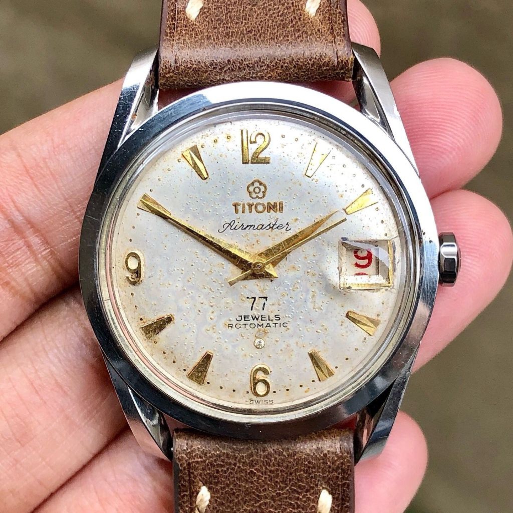 Vintage Titoni Airmaster 77J Rotomatic Date
