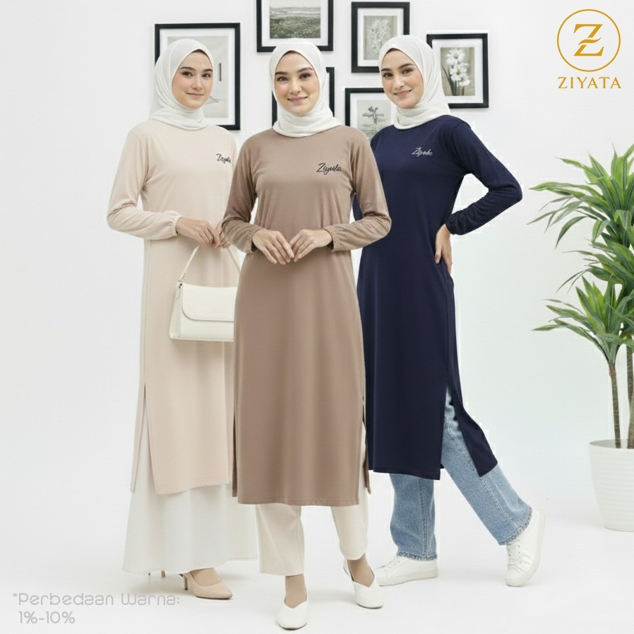 Baju Tunik Wanita Model Terbaru BAHAN KATUN KOMBED