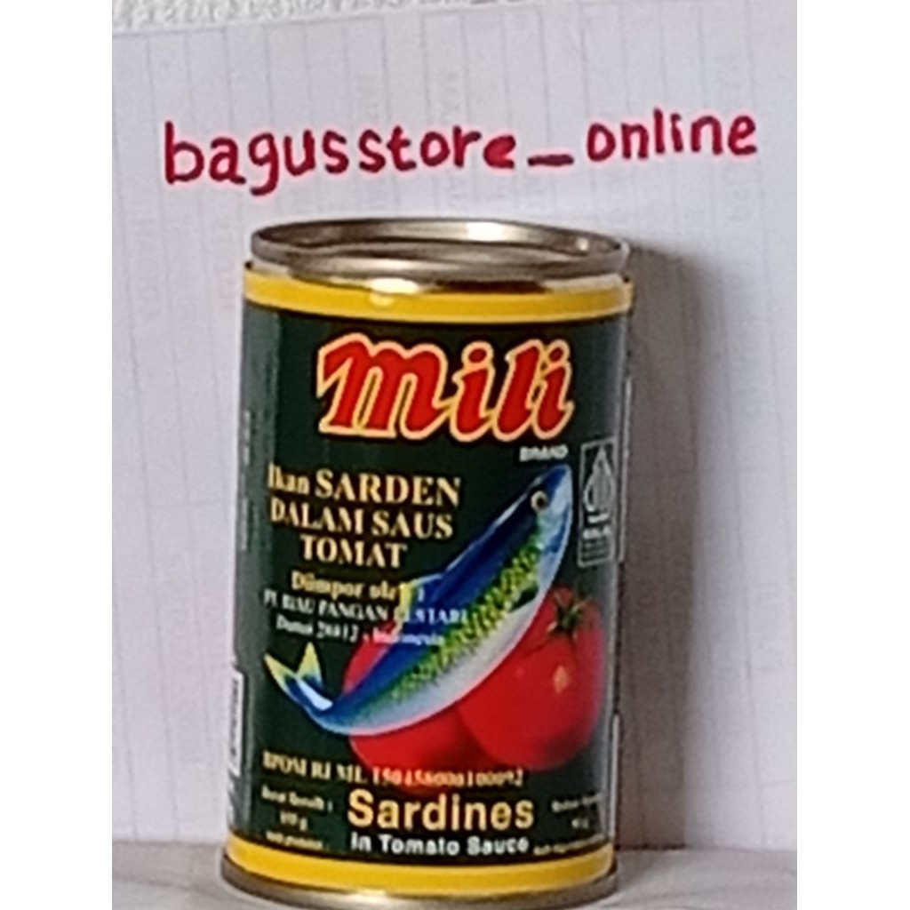 Mili Sarden kaleng kecil 155gr