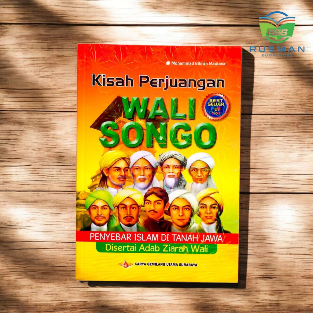 Buku Kisah Perjuangan Wali Songo Penyebar Islam di Tanah Jawa Disertai Adab Ziarah Wali, Best Seller