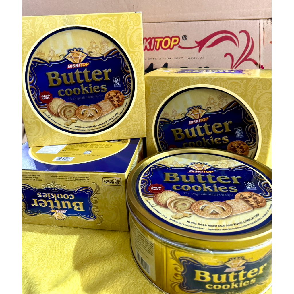 BISKITOP BUTTER COOKIES 350 GR