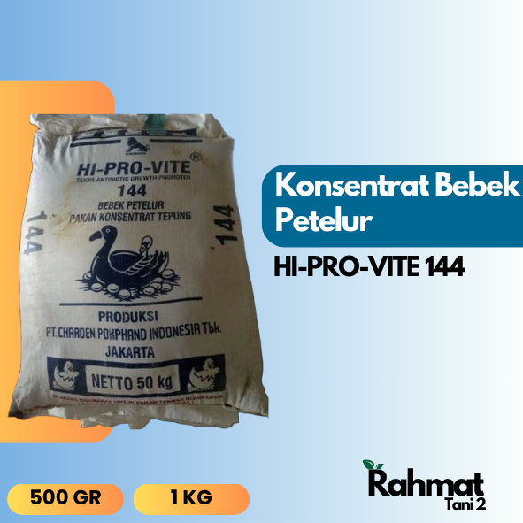 Konsentrat Bebek Petelur 144 Pokphand Kemasan Repack (500 gr & 1 kg)