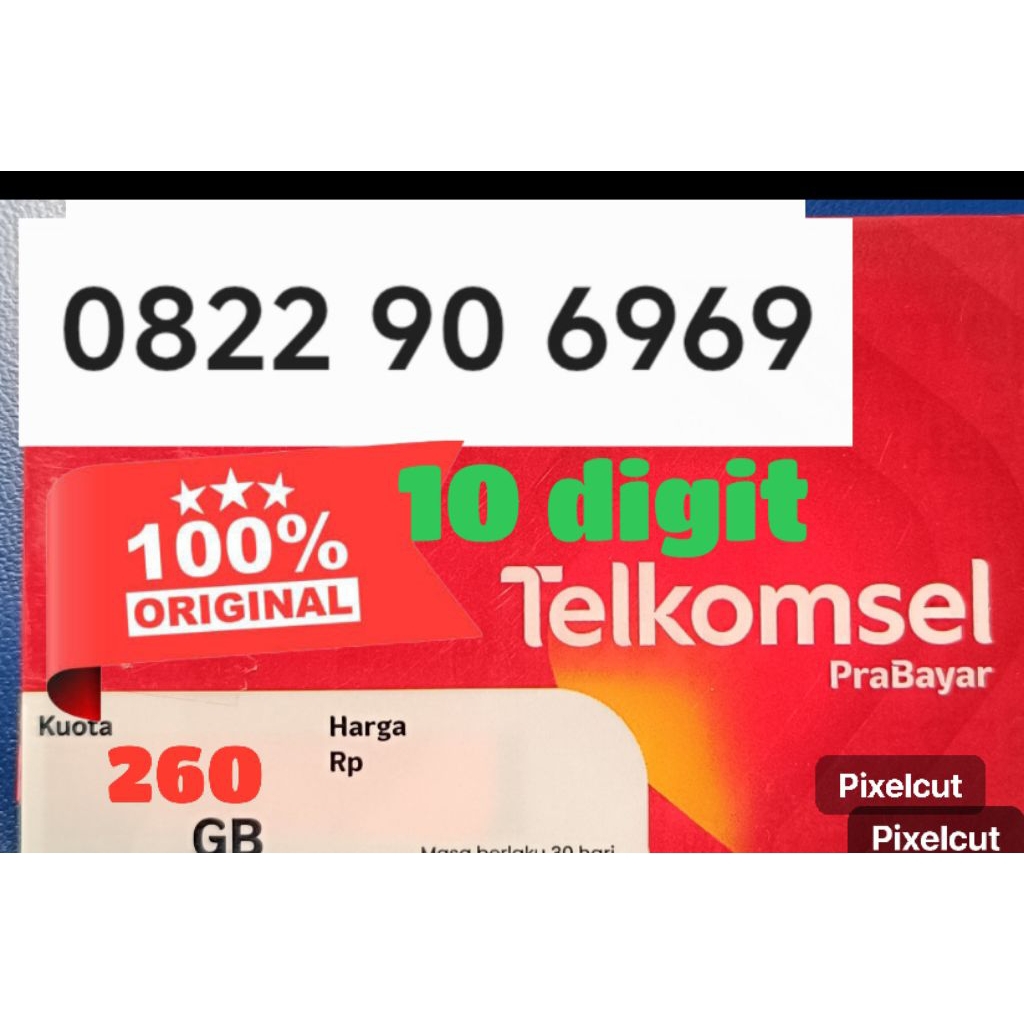 Nomor Cantik 10 digit HOKI Simpati Telkomsel Seri 6969 - BONUS PULSA 50rb - nomor bisnis & pribadi -