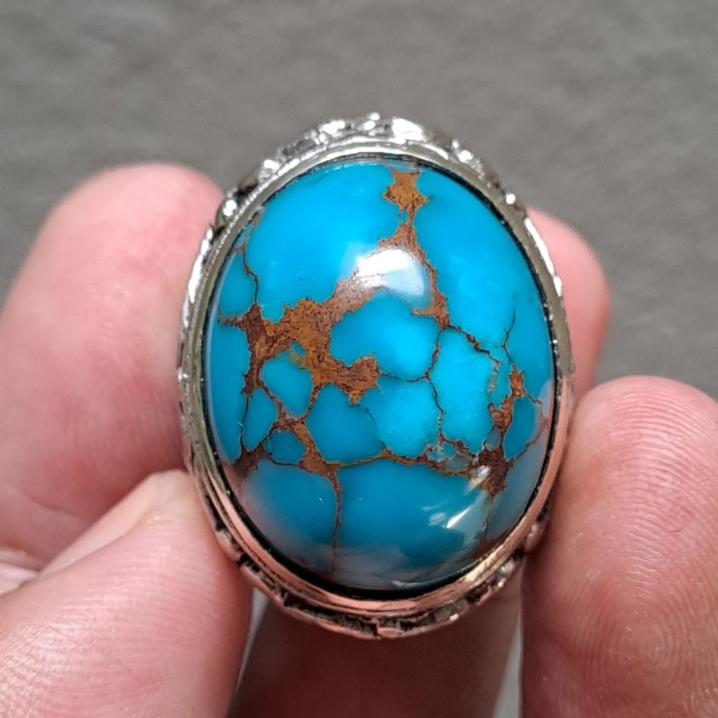 CINCIN 9 PIRUS MESIR URAT MERAH JUMBO JENONG CEPLOK ELEGAN BIRU GRADASI