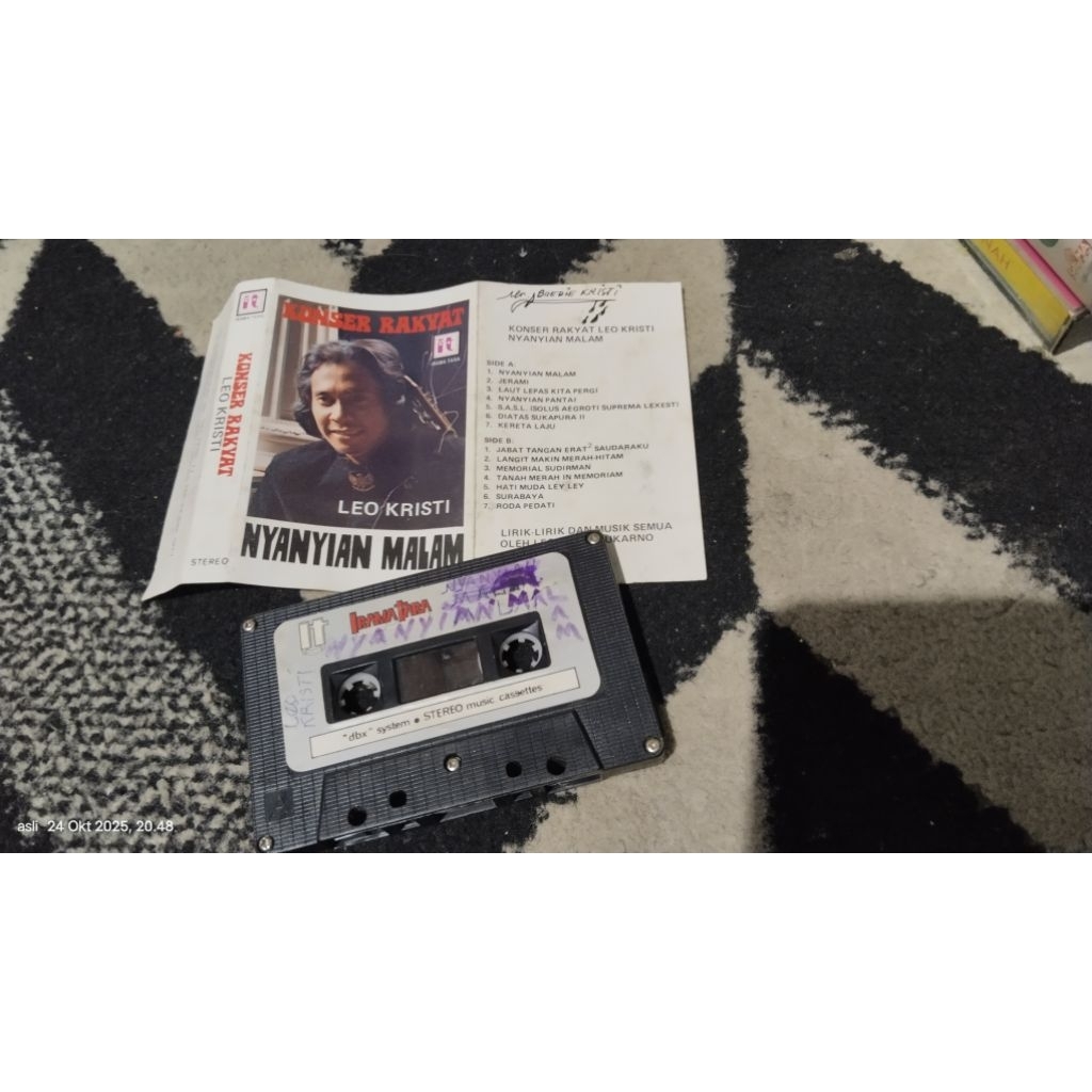 kaset pita leo kristi / cek
