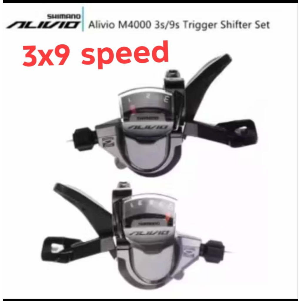SL M4000 3X9s SHIMANO ORIGINAL.   SHIFTER SHIMANO ALIVIO ORIG 3X9s M4000
