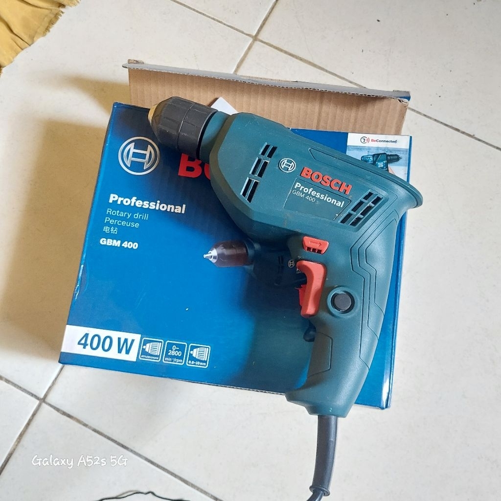 Bor Bosch GBM 400 Keyless Chuck bekas