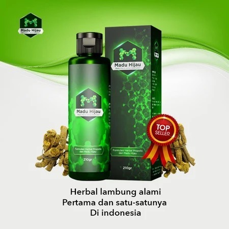 Madu HIJAU Asli Madu Lambung Maag Kronis Madu Herbal Original BPOM