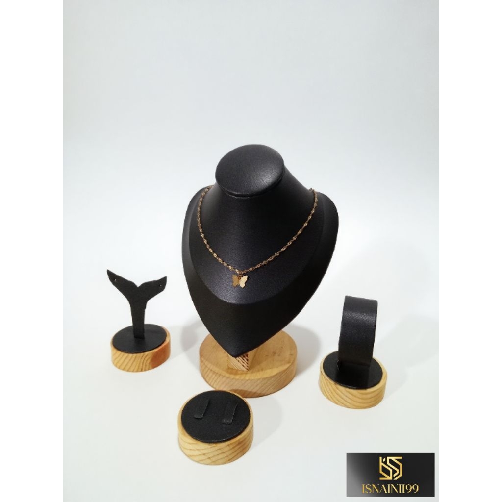 Display kalung/tempat perhiasan kalung satu set/display Mannequin leher/display stand jewelry Manneq