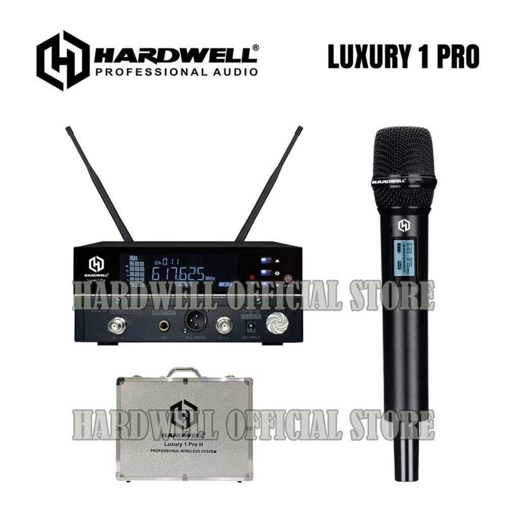 Mic Wireless Hardwell LUXURY 1 PRO Original Hardwell Luxury 1 Pro Single Mic