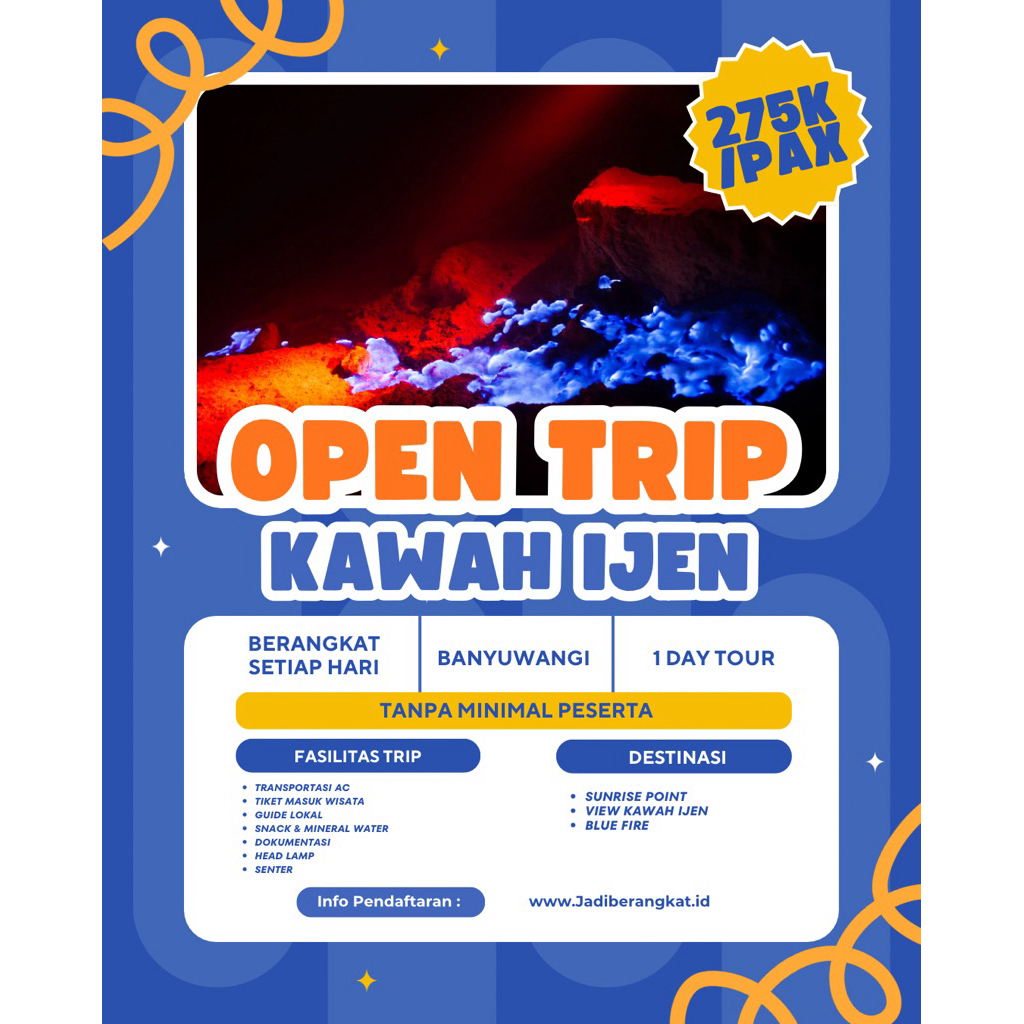 OPEN TRIP KAWAH IJEN BLUEFIRE