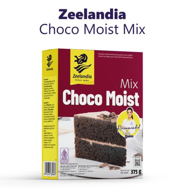 Ready Stok Zeelandia Choco Moist Mix 375 G