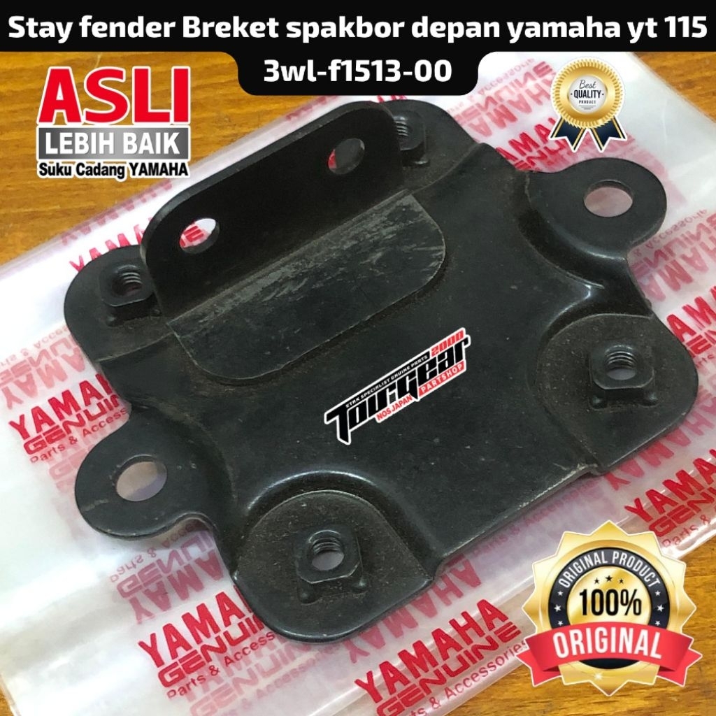 BRAKET BREKET DUDUKAN SPAKBOR DEPAN YAMAHA YT115 ORIGINAL 3WL-F1513-00-33