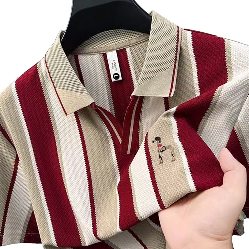 Polo Shirt Pria kaos kerah v neck pria bordirBaju Polo kaos berkerah pria premium kaos polo garis