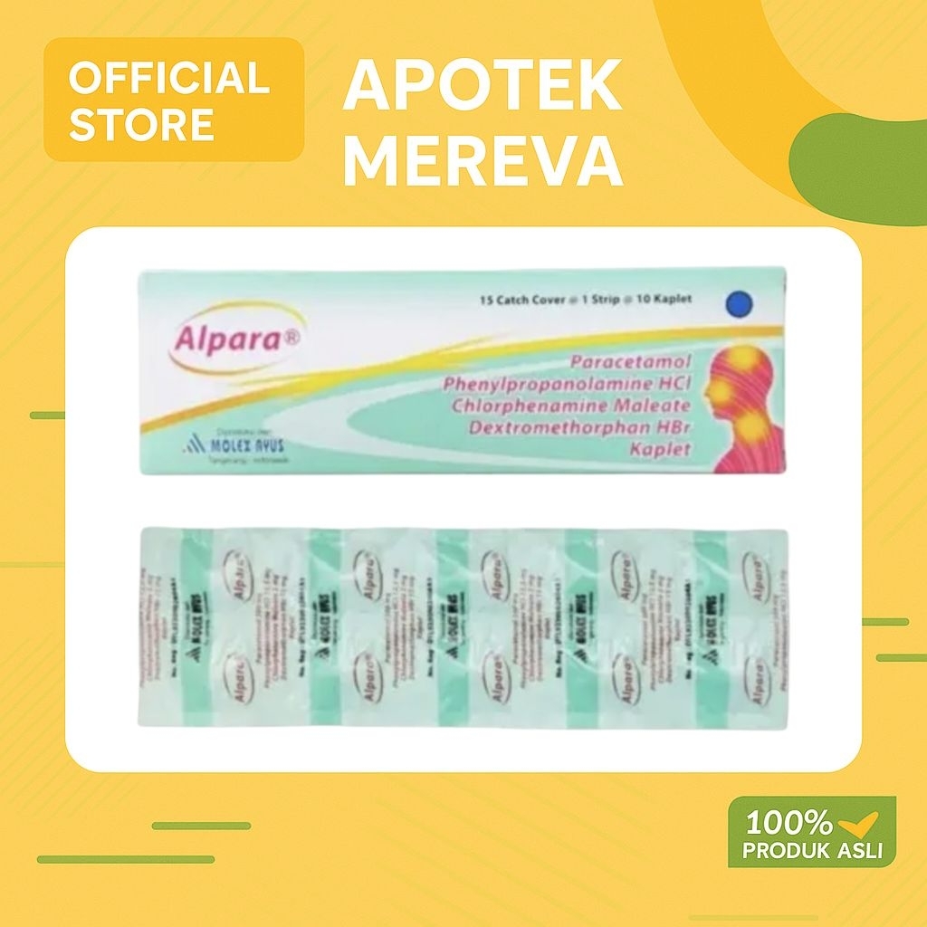 ALPARA FLU DAN BATUK BOX 15 STRIP @ 150 TABLET