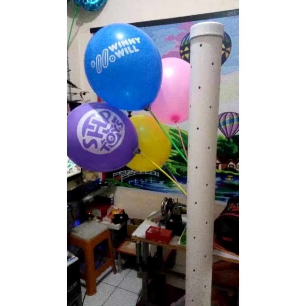 Tiang display Balon Stik Cup