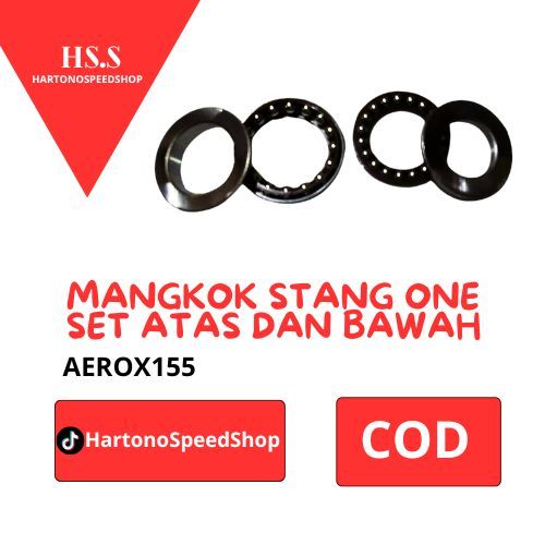 CHOHO MANGKOK STANG AEROX155 ONE SET ORI BAWAH DAN ATAS