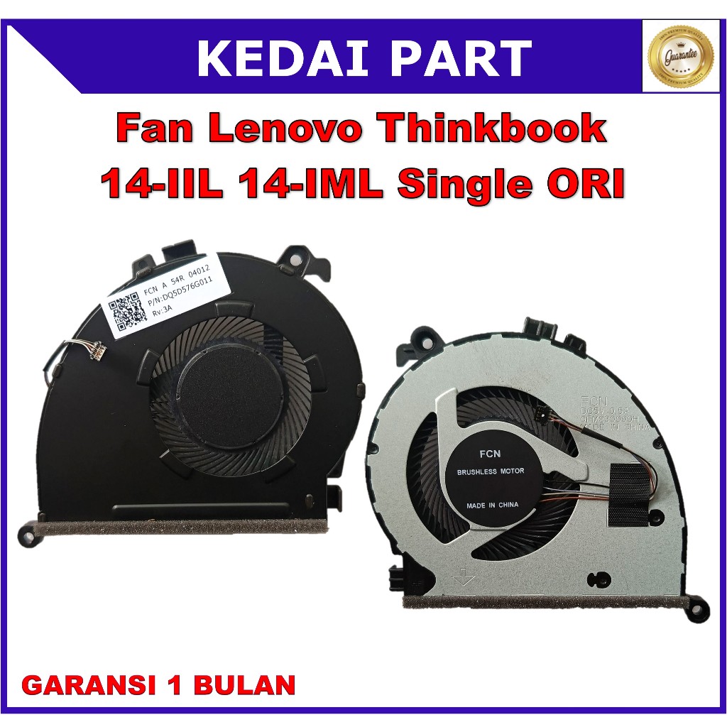 Fan Lenovo Thinkbook 14-IIL 14-IML 15-IIL 15-IML E4-IIL E5-IML ORI