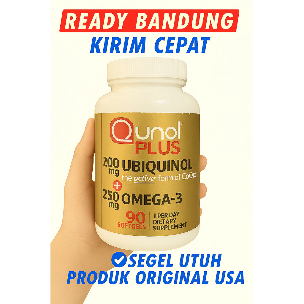 qunol plus ubiquinol 200mg 200 mg coq10 co q10 coq 10 + 250mg 250 mg omega 3 90 sg original USA read