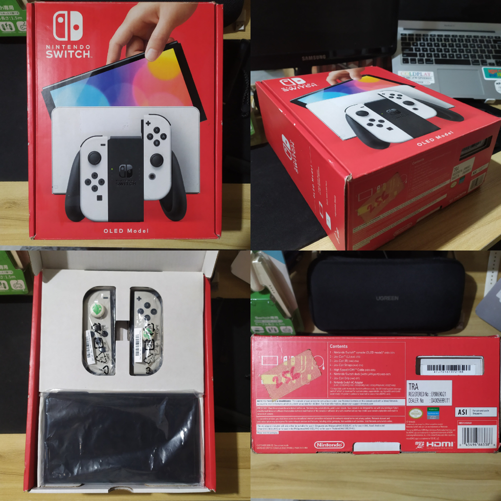 [Preloved] Nintendo Switch OLED OFW CFW 256GB + Accessories