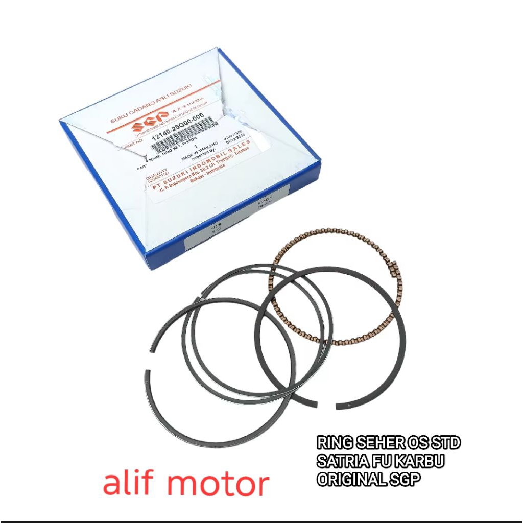 RING PISTON SATRIA FU 150 OLD BARONG FU NEW ORIGINAL SGP