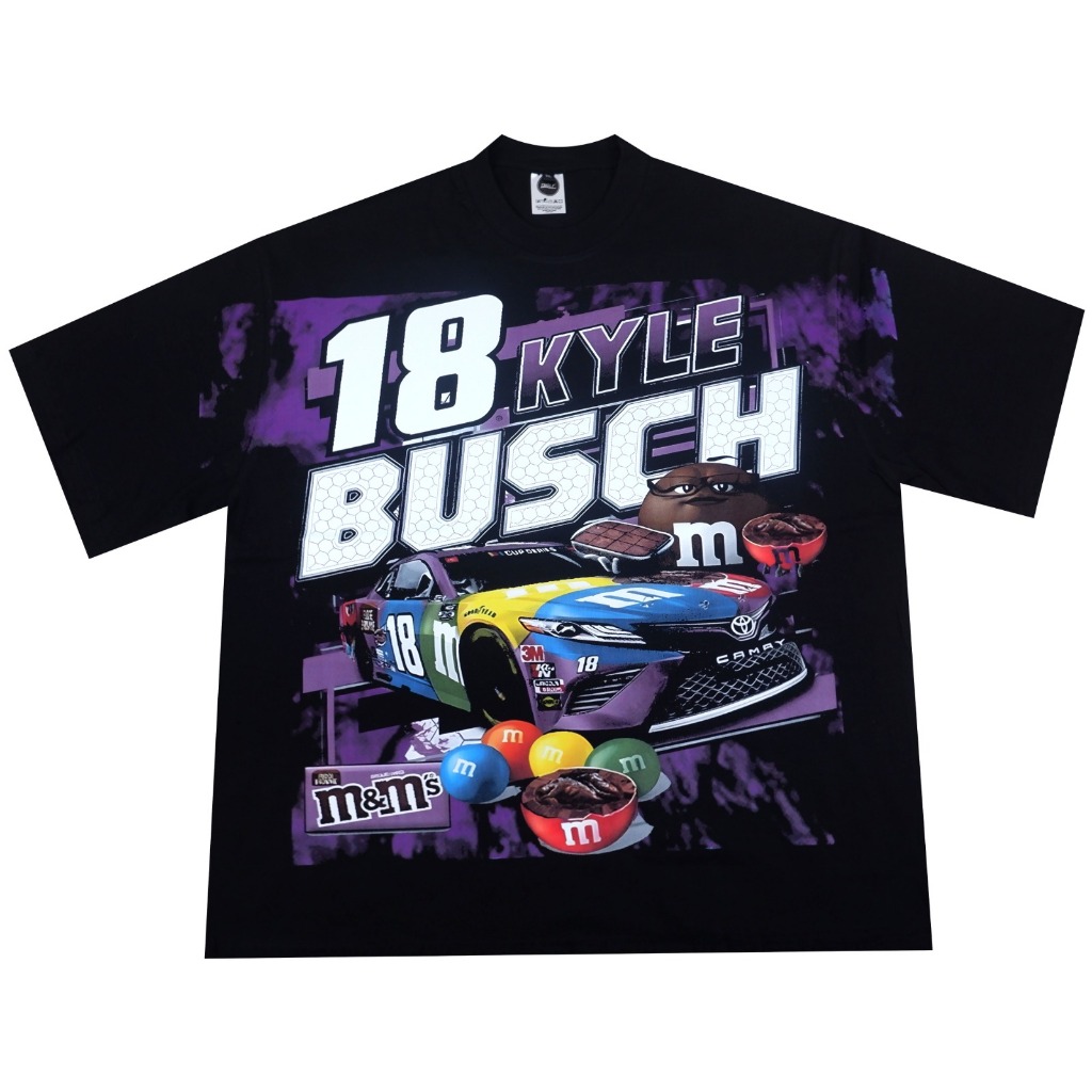 BIG OVERSIZE T-SHIRT KAOS NASCAR KYLE BUSCH YHBOOTLEG