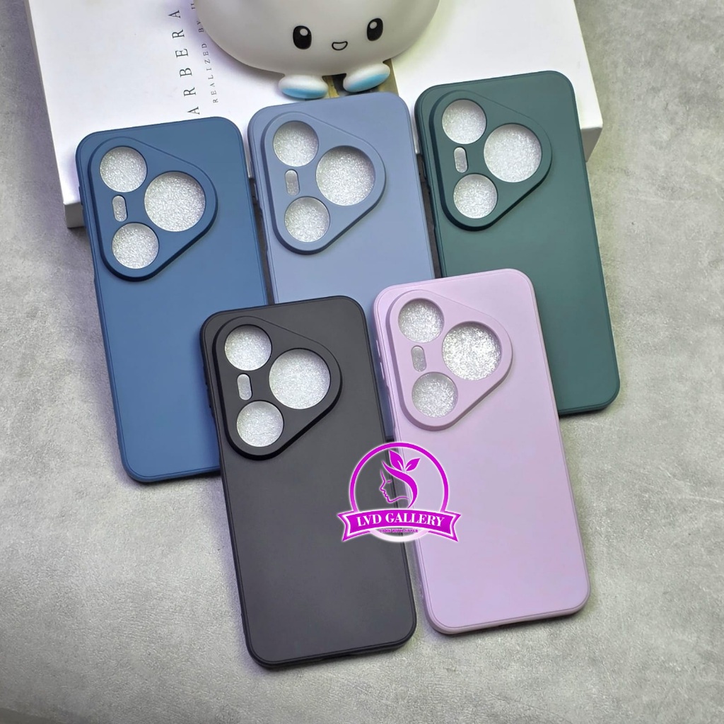 Huawei Pura 80 Pro Huawei Pura 80 Ultra liquid Silicone / Macaron Square Color Case Huawei Pura 80 P