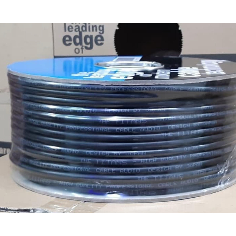(ECERAN) Kabel Audio Speaker Isi 2 Titan 2 X 1.5  kabel bulat