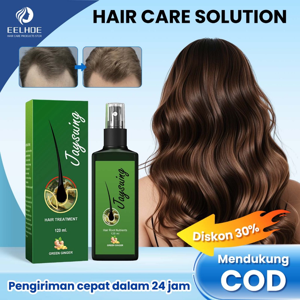 JAYSUING Rambut Serum Penumbuh Rambut 120ml Cepat Hair Growth Spray Penumbuh Rambut Penumbuh Rambut 