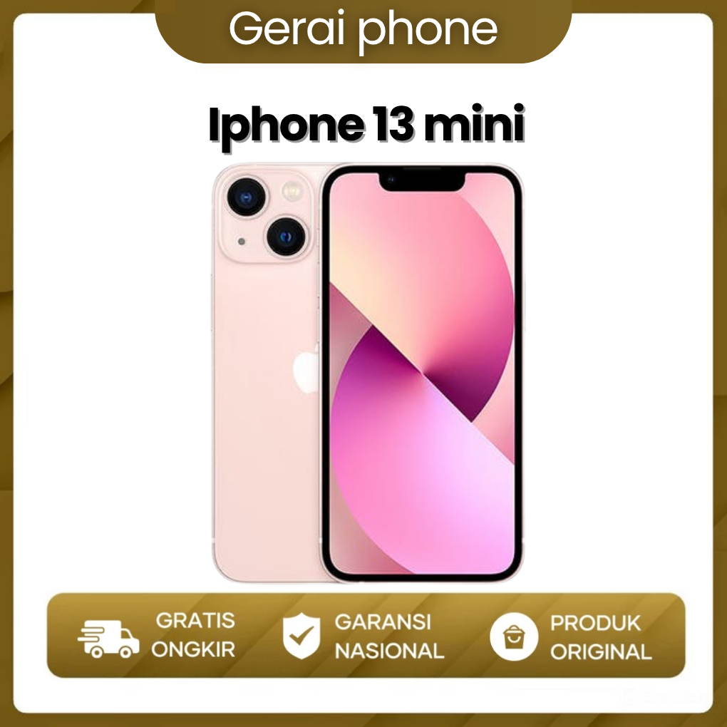 Apple iPhone 13 Mini Second 128GB Fullset Original Garansi Resmi