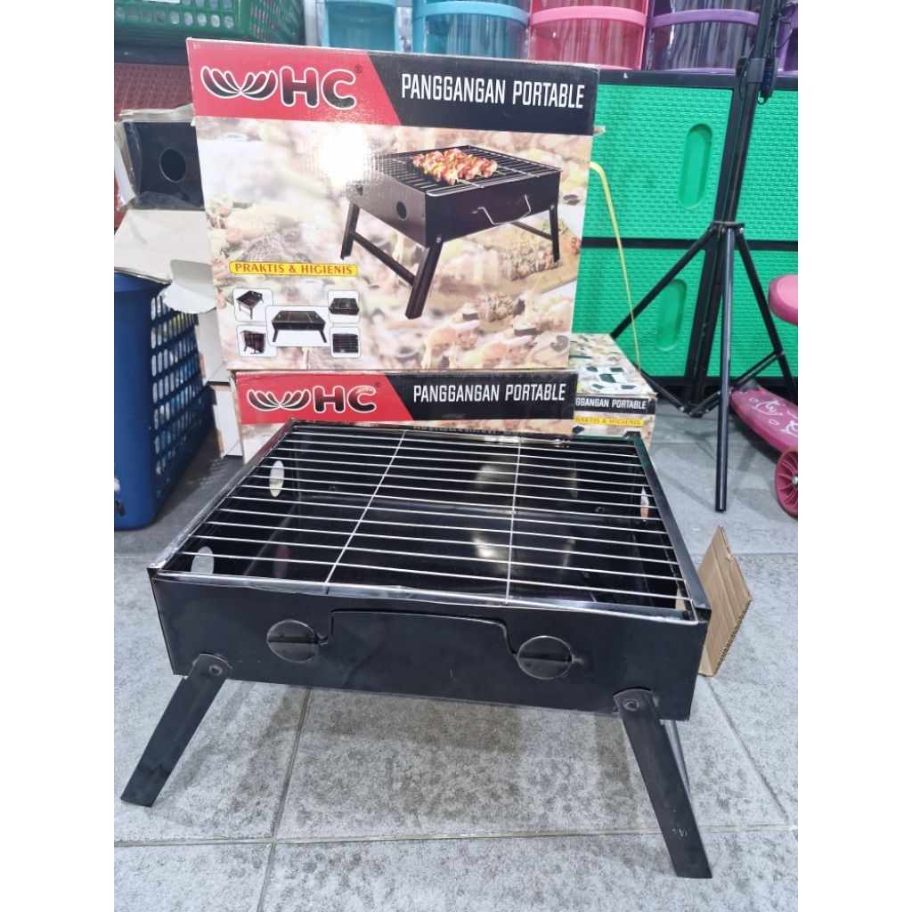 Pemanggang HC Portabel/ Alat Pemanggang Barbeque Portabel / Alat Grill