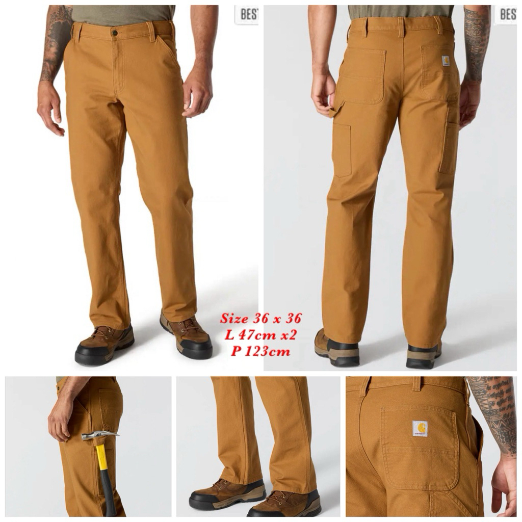 celana panjang carhartt RELAXED STRAIGHT RUGGED FLEX® DUCK DUNGAREE