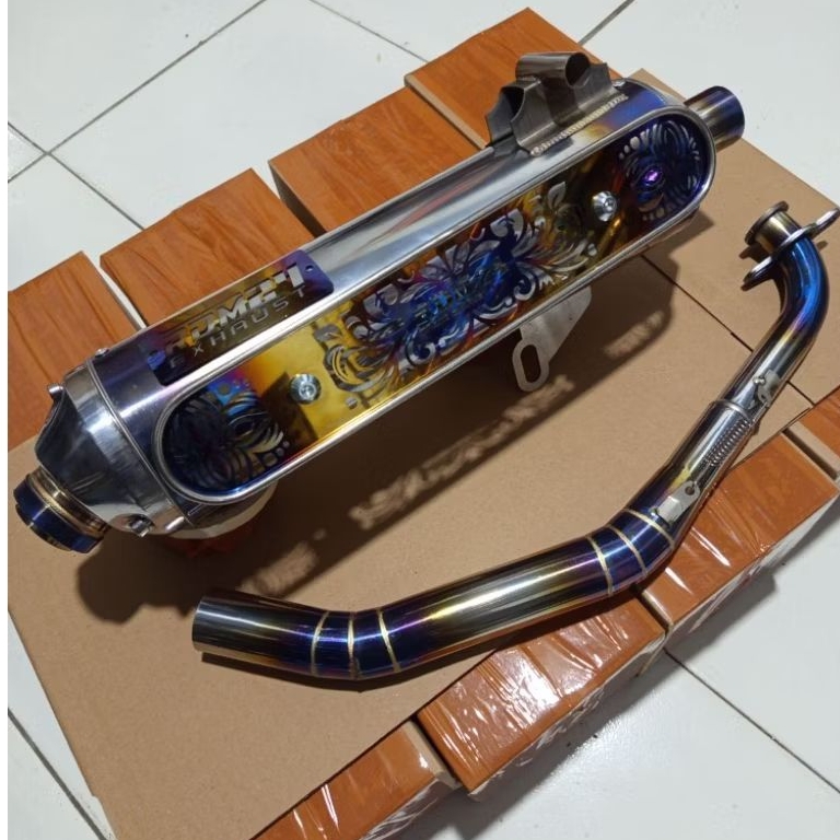 RDM24 knalpot motor matic pnp vario, Beat, Mio, sepin, pcx, Nmax, Aeroxknalpot motor matic pnp vario