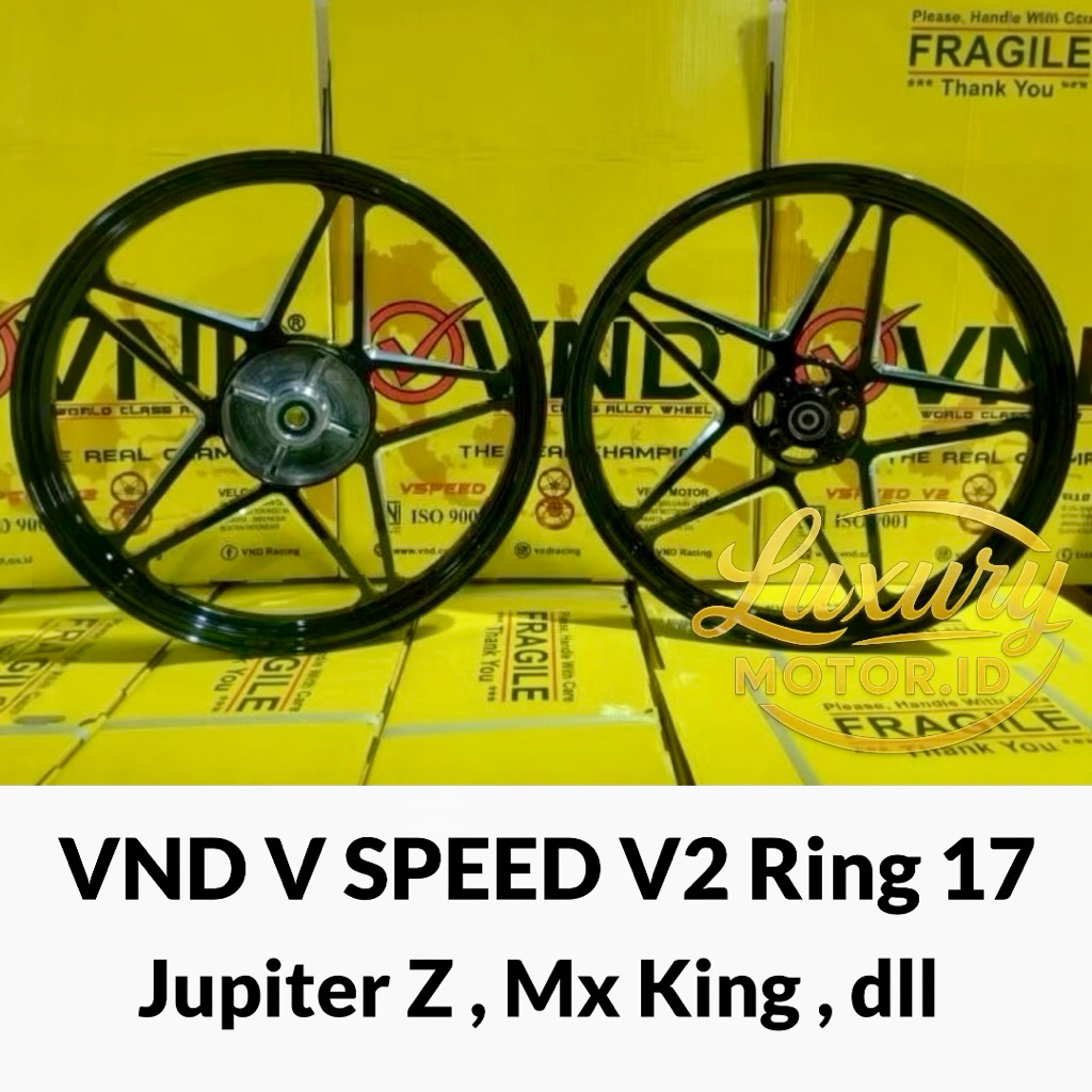 Velg VND V SPEED V2 RING 17 MX KING JUPITER Z uk 160/160 VELG RACING MX KING JUPITER Velg Bintang
