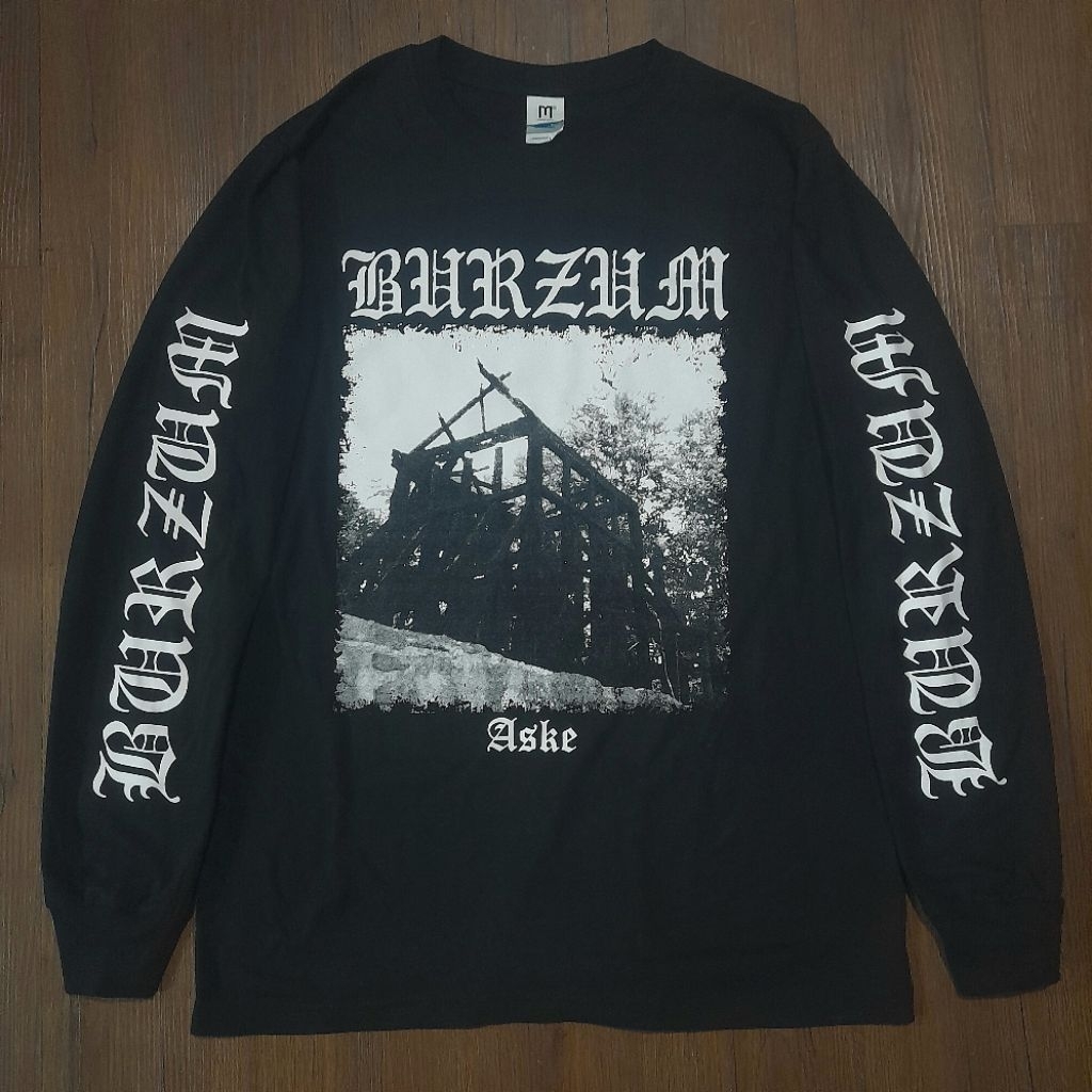 Long Sleeve BURZUM Aske /kaos band/kaos musik/bootleg