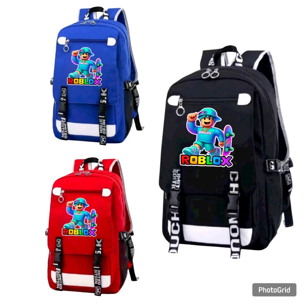 tas roblox - tas anak roblox - tas sekolah roblox - tas ransel anak - tas sekolah SD - tas sekolah T