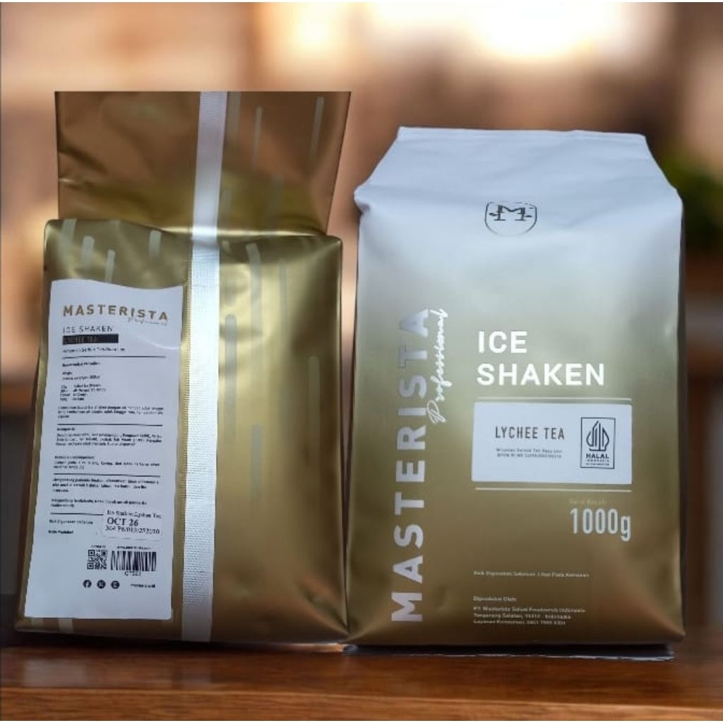 Masterista Ice Shaken Lychee Tea Premium  | Powder Drink Teh Lychee 1000gr
