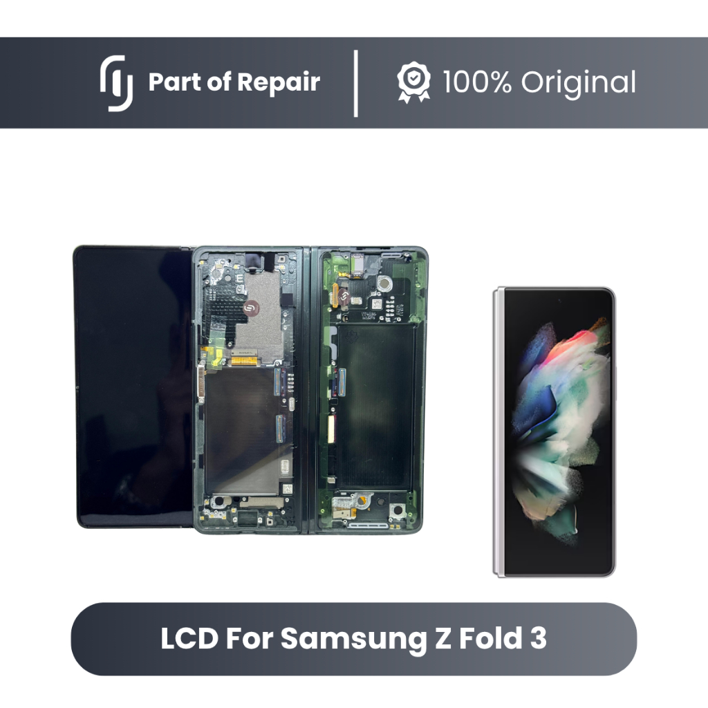 LCD DALAM + FRAME SAMSUNG FOLD Z 3 ORIGINAL