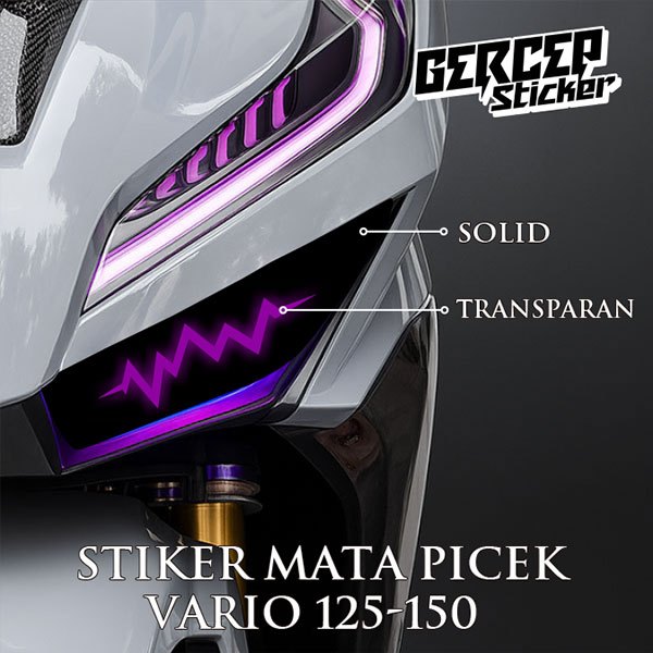 Stiker Lazy Eyes Mata Picek Vario 125 /150 | Stiker Lampu Vario125 /150